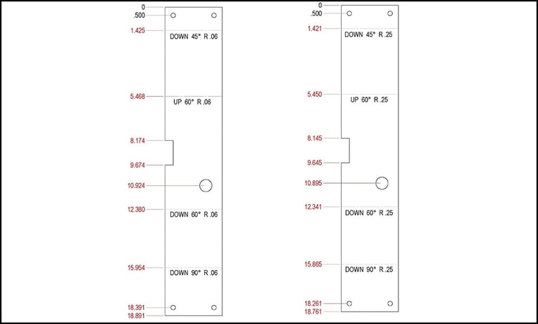 Sheet Metal Layout Tip: Dimension to Formed View, Not Flat Pattern