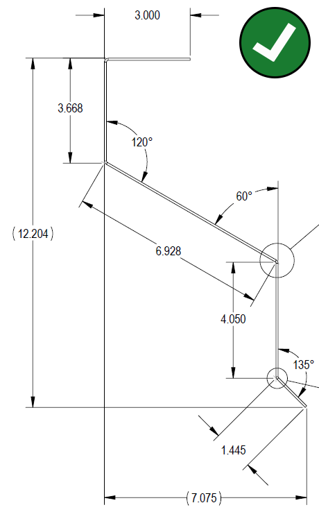 Correct Dimensioning for Manufacturing
