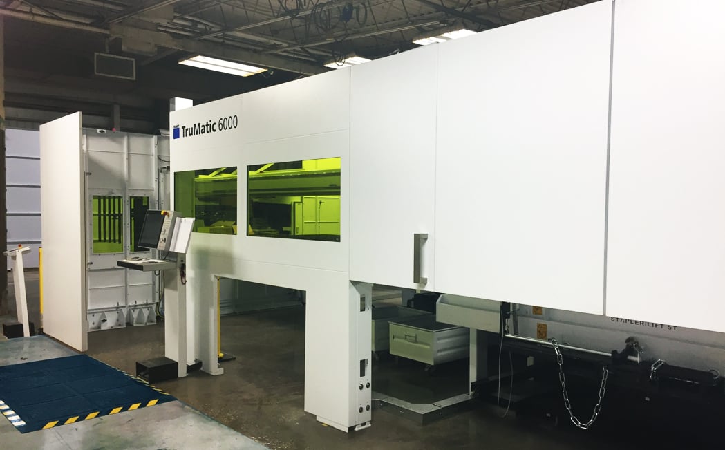 TruMatic 6000 TRUMPF Machine at HUI Manufacturing