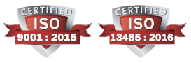 Certified ISO 9001-2015 and Certified ISO 13485-2016